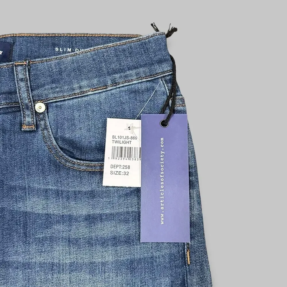 Articles of Society Slim Dylan Men’s Jeans - Blue Wash Size 32